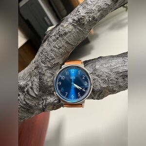 Canton and Hall Men’s Watch 44mm Leather Strap